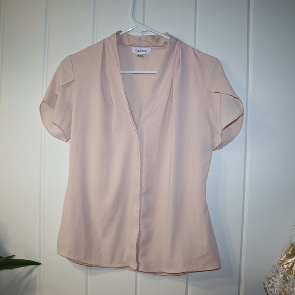 Calvin Klein V-neck blouse - Picture 2 of 3